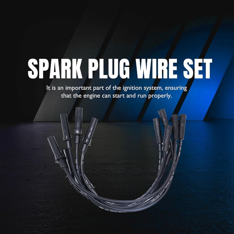 OXCANO 6716137 Ignition Spark Plug Wires Set of 6 Compatible with Chrysler Pacifica 2005 2006 2007 Town & Country 2001-2009 Voyager 2001 2002 2003, Dodge Caravan 2001-2007 Grand Caravan 2001-2007 - Image 3